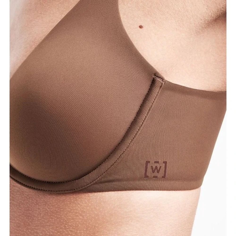 Wolford Women's Pure Microfiber Underwire Convertible Bra in Brown 36D